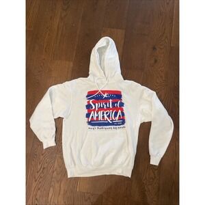 Macy's Thanksgiving Day Parade Hoodie 2010 Pullover Sweatshirt Sz Large White